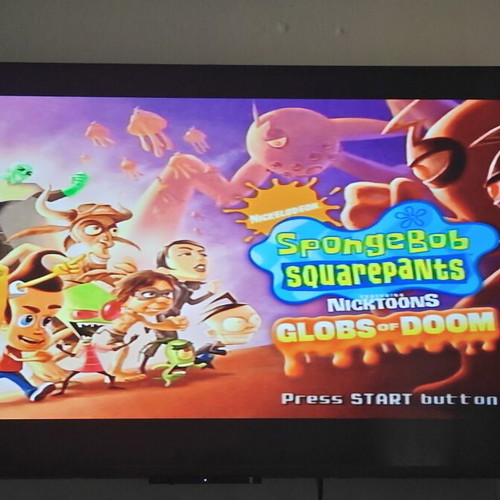 SpongeBob SquarePants Featuring Nicktoons Globs of Doom PS2 game used
