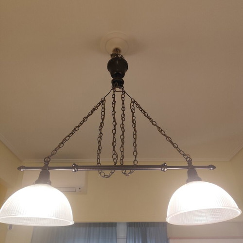 Double ceiling light fixture