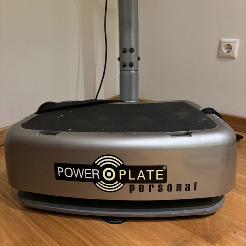 Power plate used with mats