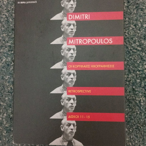 Dimitri Mitropoulos CD box set with 5 discs like new, classical music