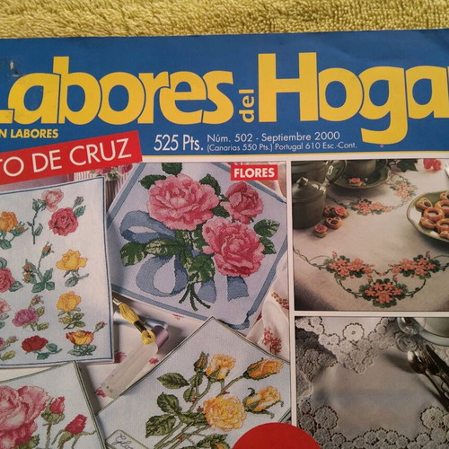 Labores del Hogar magazines used, vintage, set of 2