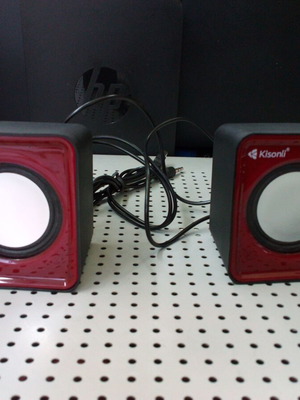 Kisonli V310 2x3W USB speakers new