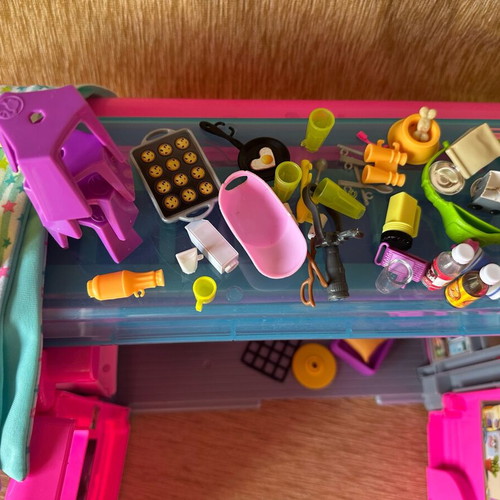 Barbie Camper Van Playset with Accessories and Original Box
