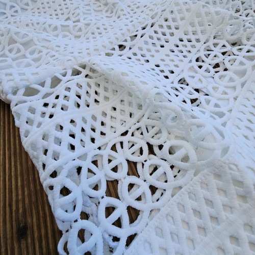 Access Fashion blouse with knitting and pleats, white, like new, size S/M