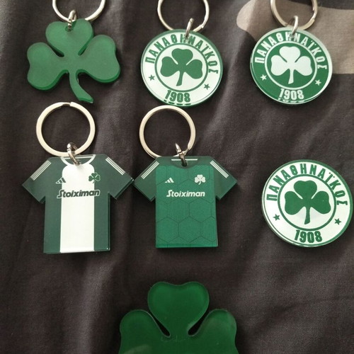 Panathinaikos keychains and magnets new pack