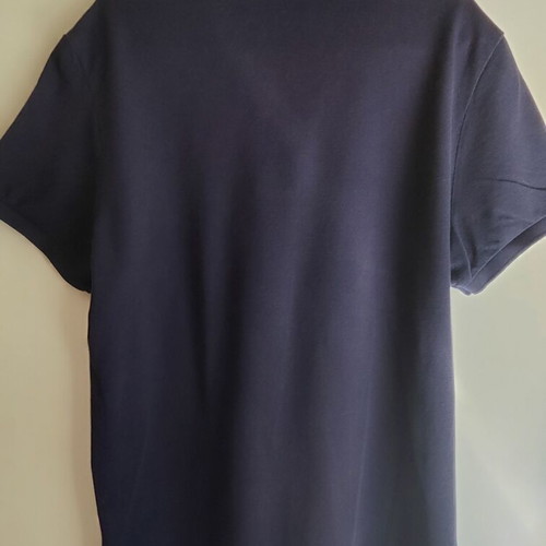 Polo United Colors of Benetton navy blue men's size L used, 100% cotton