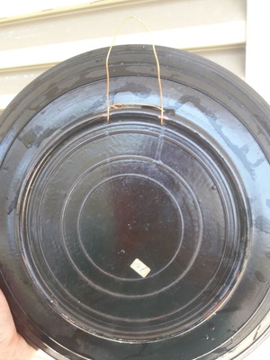 Декоративна чиния Крит като нова с местна сцена