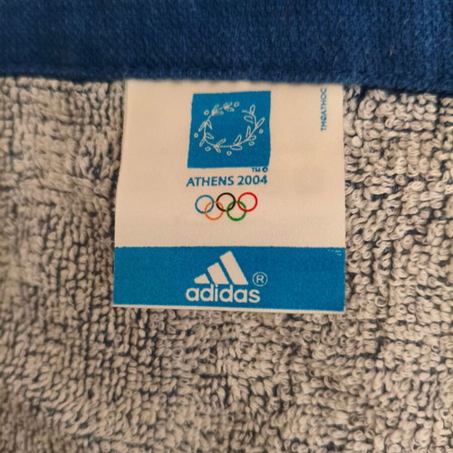 Adidas Athens 2004 Commemorative Beach Towel like new