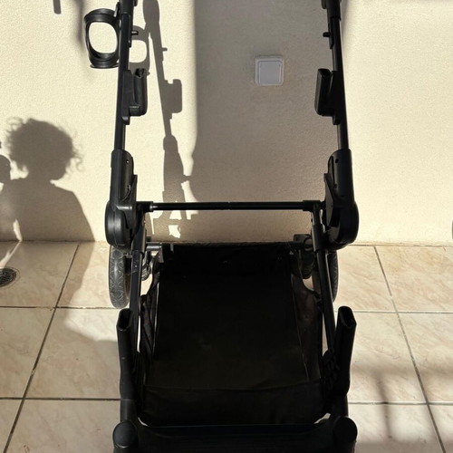 Hauk Atlantic Twin Melange Grey stroller like new for twins