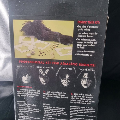 KISS make up kit like new, official 1998