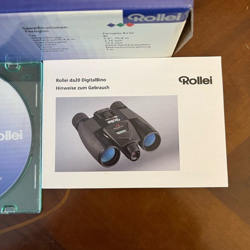 Rollei binoculars with digital camera new 8x32