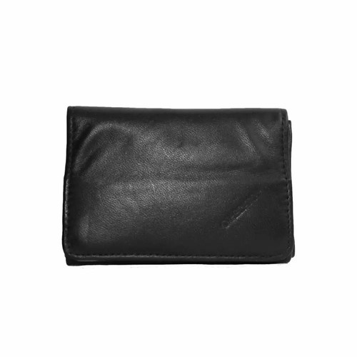 Over Top leather tobacco pouch black new