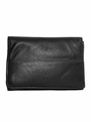 Over Top leather tobacco pouch black new