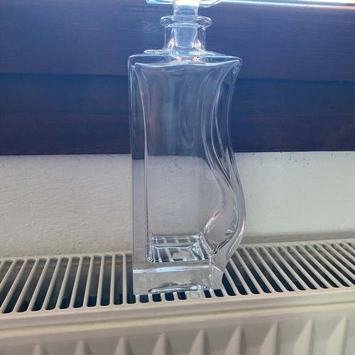 Bohemian crystal carafe new with modern design