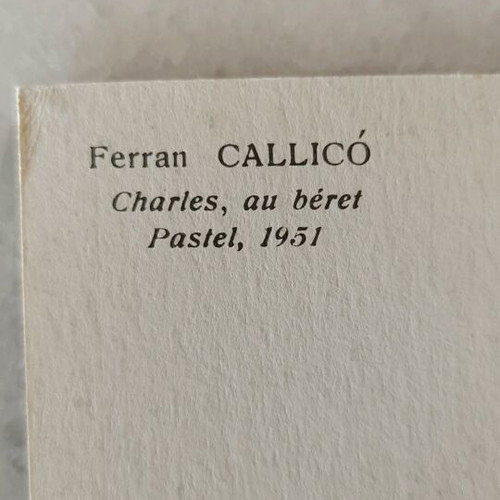 Ferran Callico postcard like new, rare find