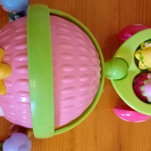 Happyland Wobble Along Hedgehog toy with 8 fairy figures like new