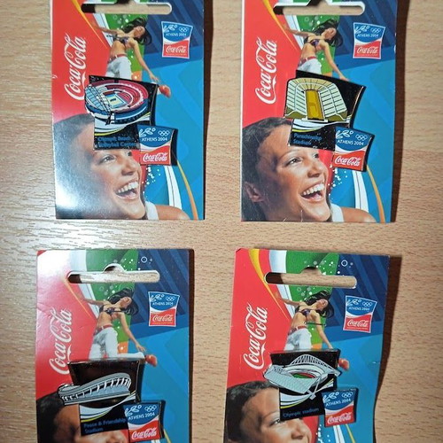 Coca Cola Athens 2004 Olympic Games Stadium Collectible Pins new