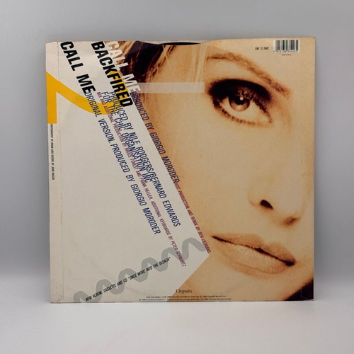 Blondie Call Me The Ben Liebrand Remix vinyl record