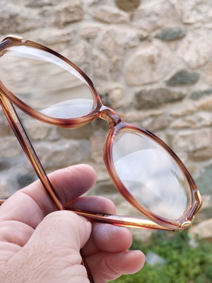 Vintage γυαλιά οράσεως 90s Italy design καφέ ταρταρούγα σαν καινούργια