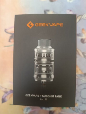GeekVape P Sub Ohm Tank like new, 5ml capacity