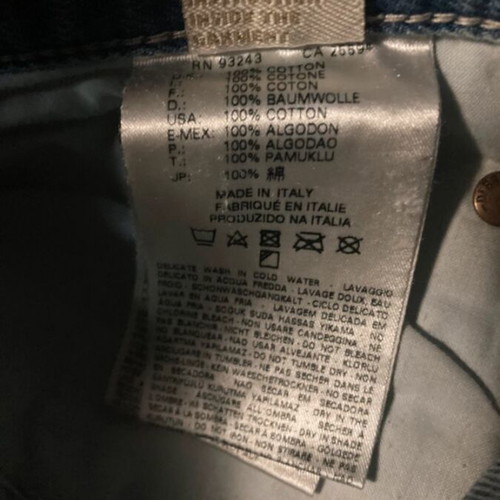 Diesel light blue skinny men's jeans size 28 used vintage