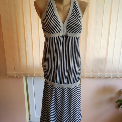 Tommy Hilfiger Denim 2-in-1 Striped Summer Dress size L like new