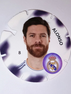 Xabi Alonso Real Madrid collectible sticker La Liga 2013-2014