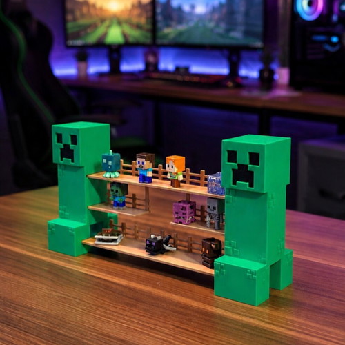 Minecraft Kinder Funko Pop Display Stand like new
