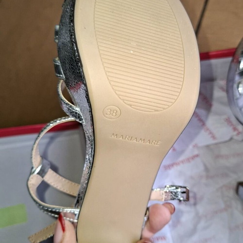 High-heeled sandals