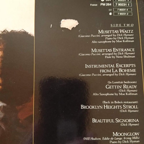 MOONSTRUCK, soundtrack