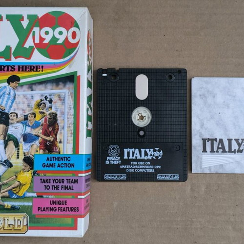 Italy 1990 (US Gold) Amstrad Disk used