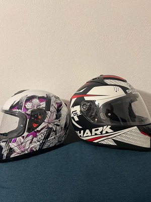Κράνος MT Helmets Thunder II και κράνος SHARK Ridill 1.2 Stratton Mat καινούργια