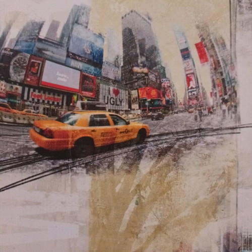 Canvas print New York collage style like new
