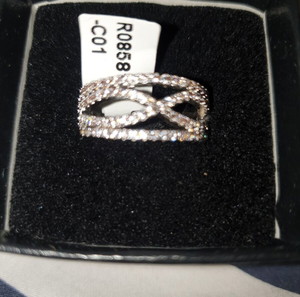 ασημενιο με διαμαντακια