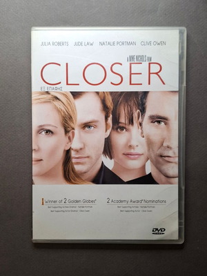 Closer DVD like new, drama romantic with subtitles