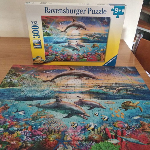 Ravensburger Puzzle 300 pieces like new with marine image