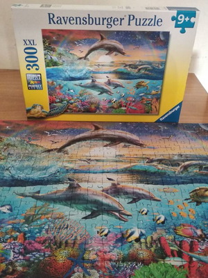 Παζλ Ravensburger 300 τεμαχίων σαν καινούργιο με θαλασσινή εικόνα
