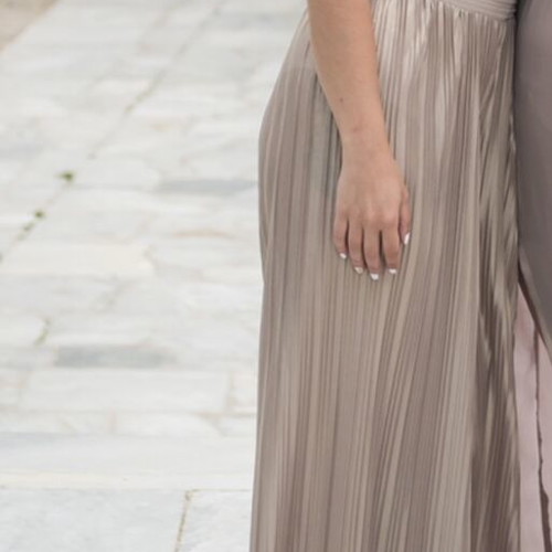 Be A Bee Couture jumpsuit like new, champagne gold, XS/S