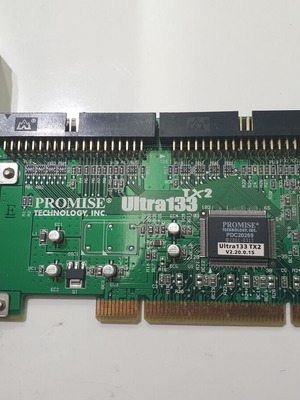 Ide Pata Pci Controller Promise Ultra 133 Tx2 Udma 2xide 40pol 4xdrives Pdc20269 употребяван
