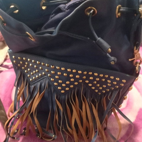 Pouch Bag used with cord, strap and chain