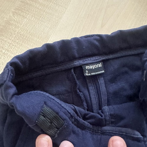 Mayoral elastic pants size 98 cm, blue