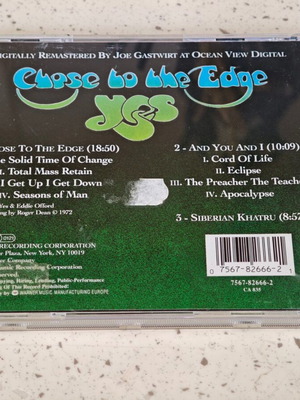 Yes Close to the Edge CD, rock