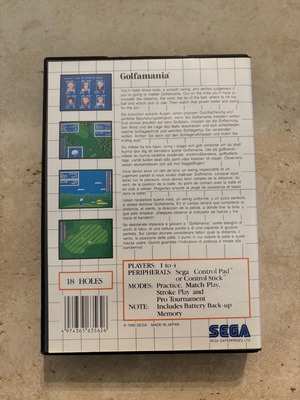 Golfamania Sega Master System used