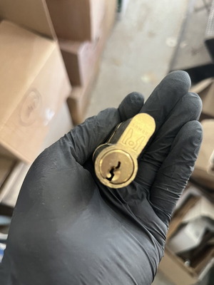Domus lock cylinder set of 3, new, 6.5cm