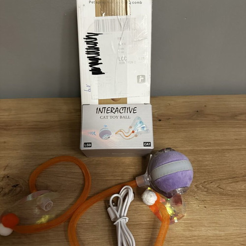 Petiepaw Interactive Cat Toy Ball new, rechargeable with motion sensor