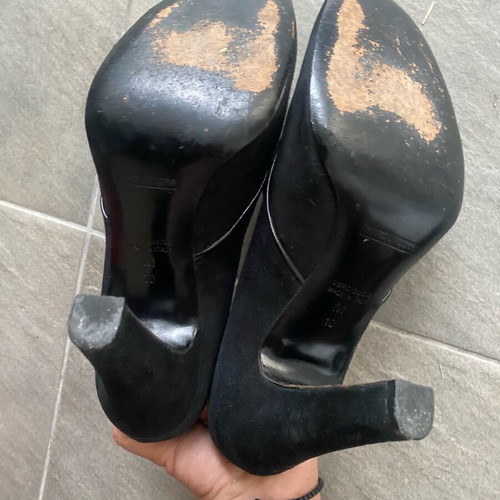 Marc Jacobs pumps like new, black suede with 10 cm heel