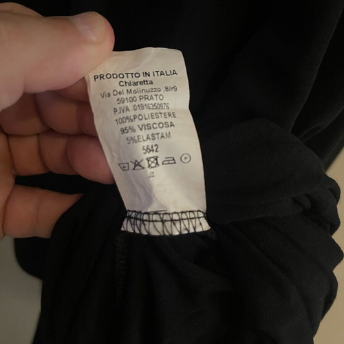 Italian dress new, black, one size