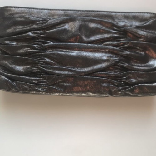 Michael Kors Webster crossbody bag like new, metallic dark gray leather