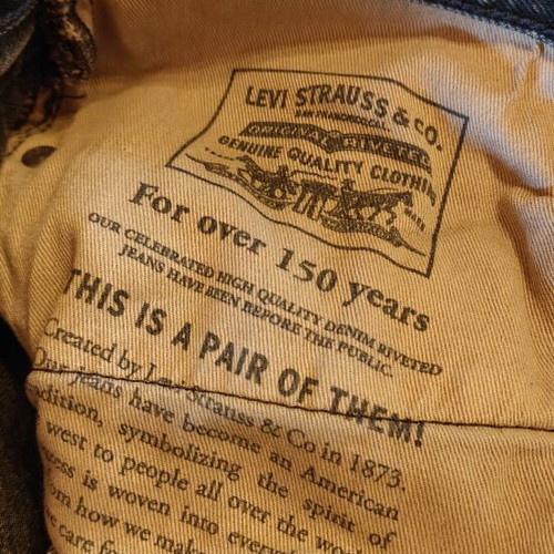 Levi's 578 Baggy Jeans new, grey brown faded color, size 32