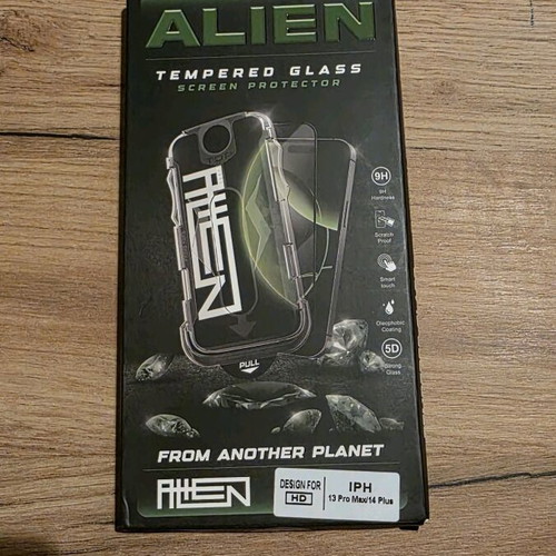 Alien Tempered Glass for iPhone 13 Pro Max and 14 Plus new